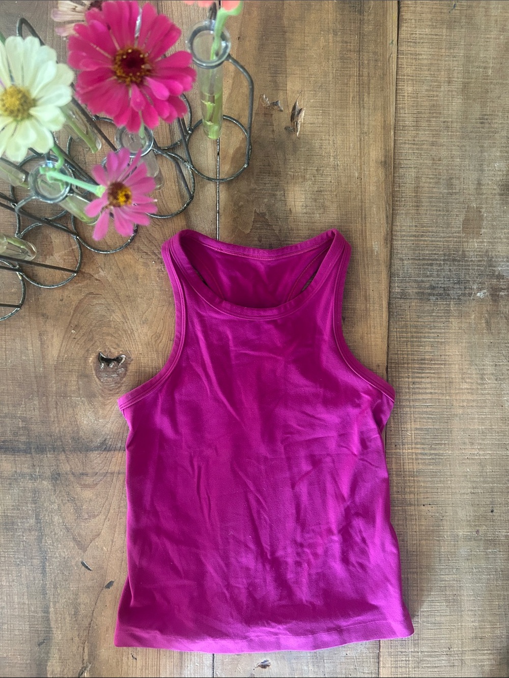 lululemon athletica Bright Magenta Racerback Tank